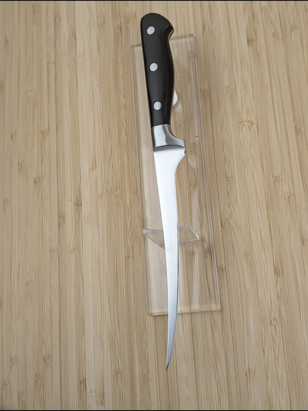 CRAFTED CULINARY 7in Filet Knife, Forged High-Carbon Stainless Steel, POM Handle